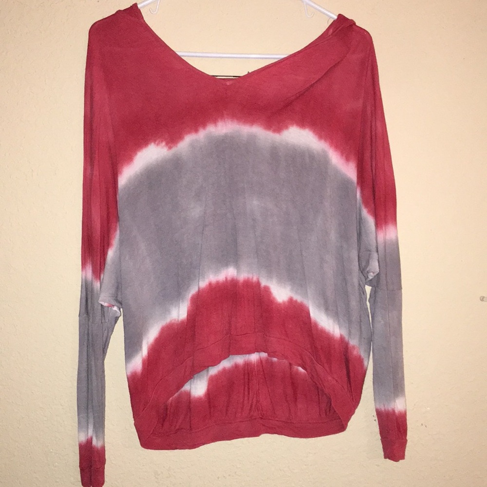 Language hooded top. Size Medium